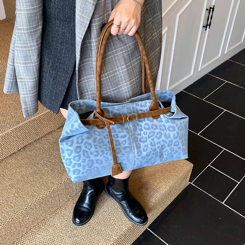 Leopard Print Shoulder Bag